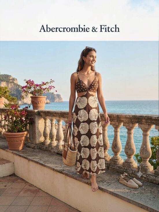 Abercrombie & Fitch Dresses & Skirts - Abercrombie & Fitch Julia Slip Cutout Maxi Dress Sz. XS